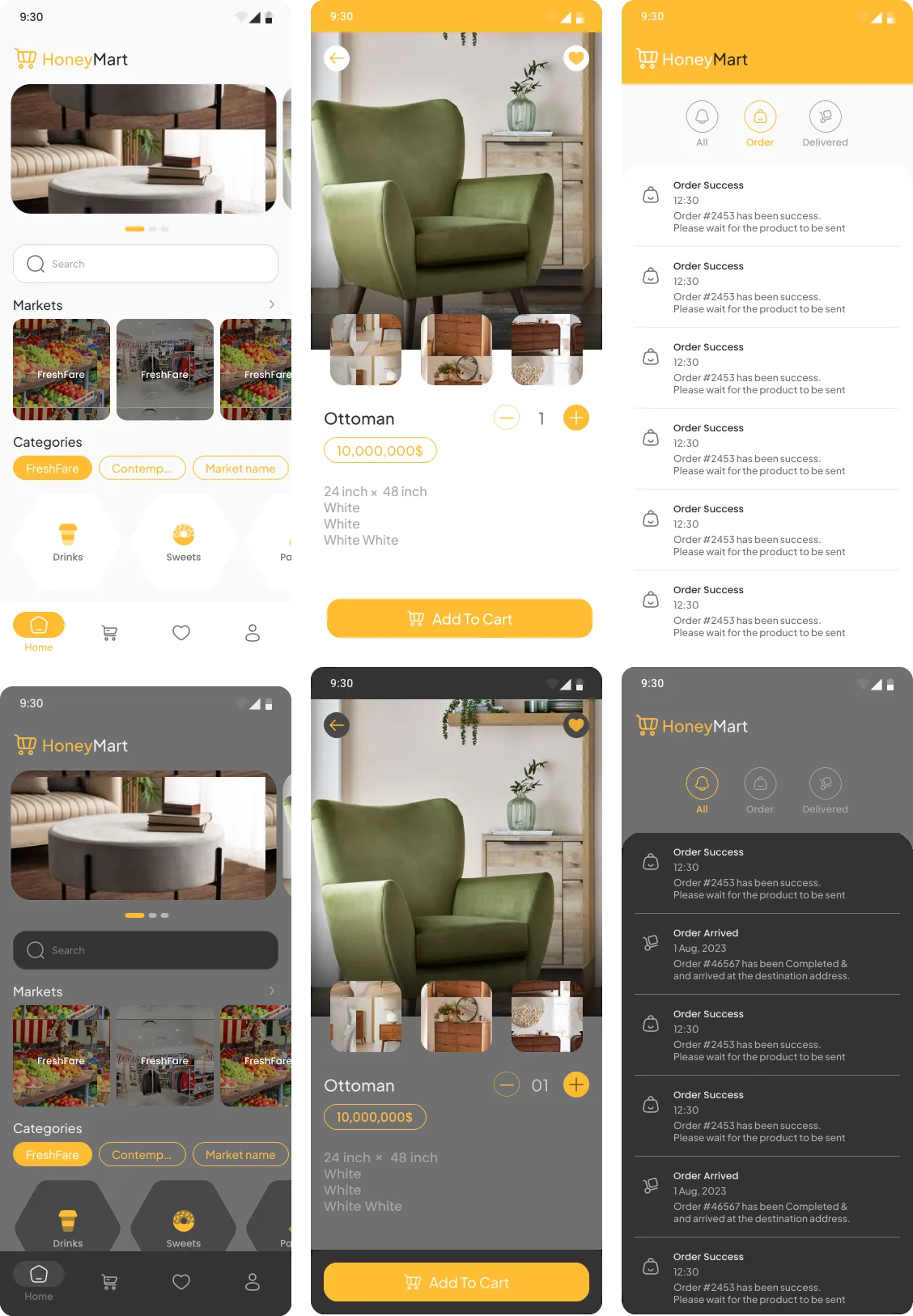 Honey Mart App Suite - Project by Mohamed Elgohary