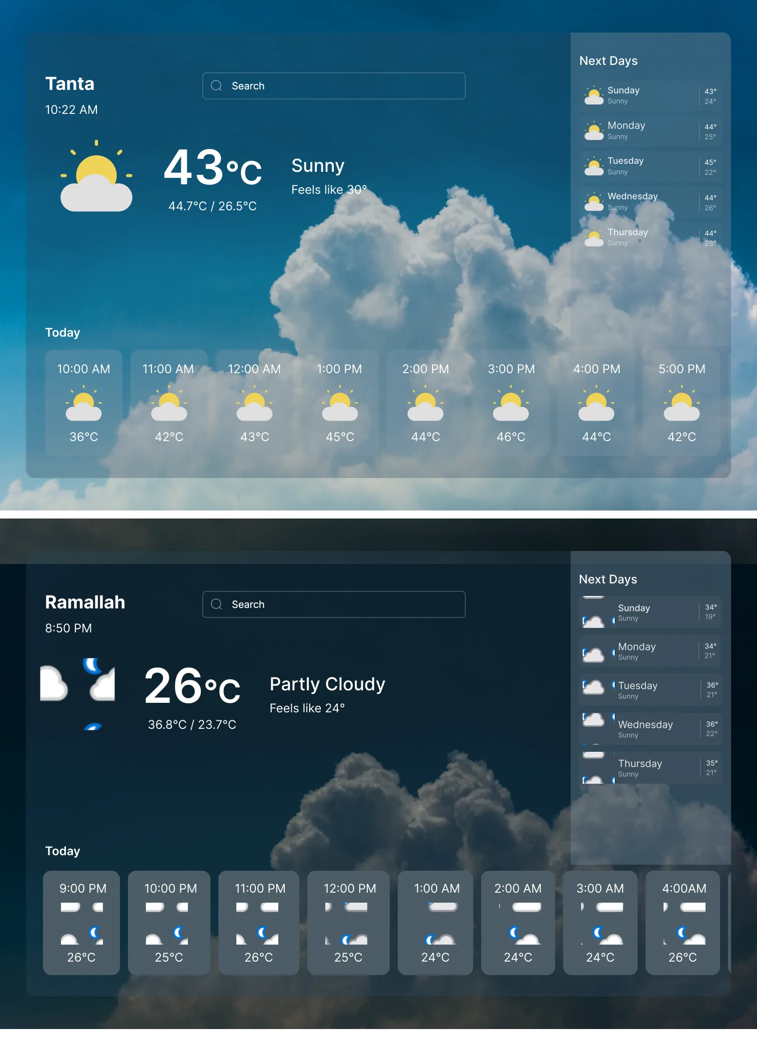 SkyCast Weather App - Project by Mohamed Elgohary